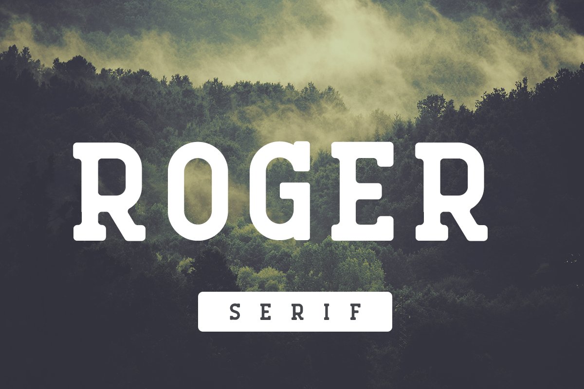 Пример шрифта Roger Serif #1